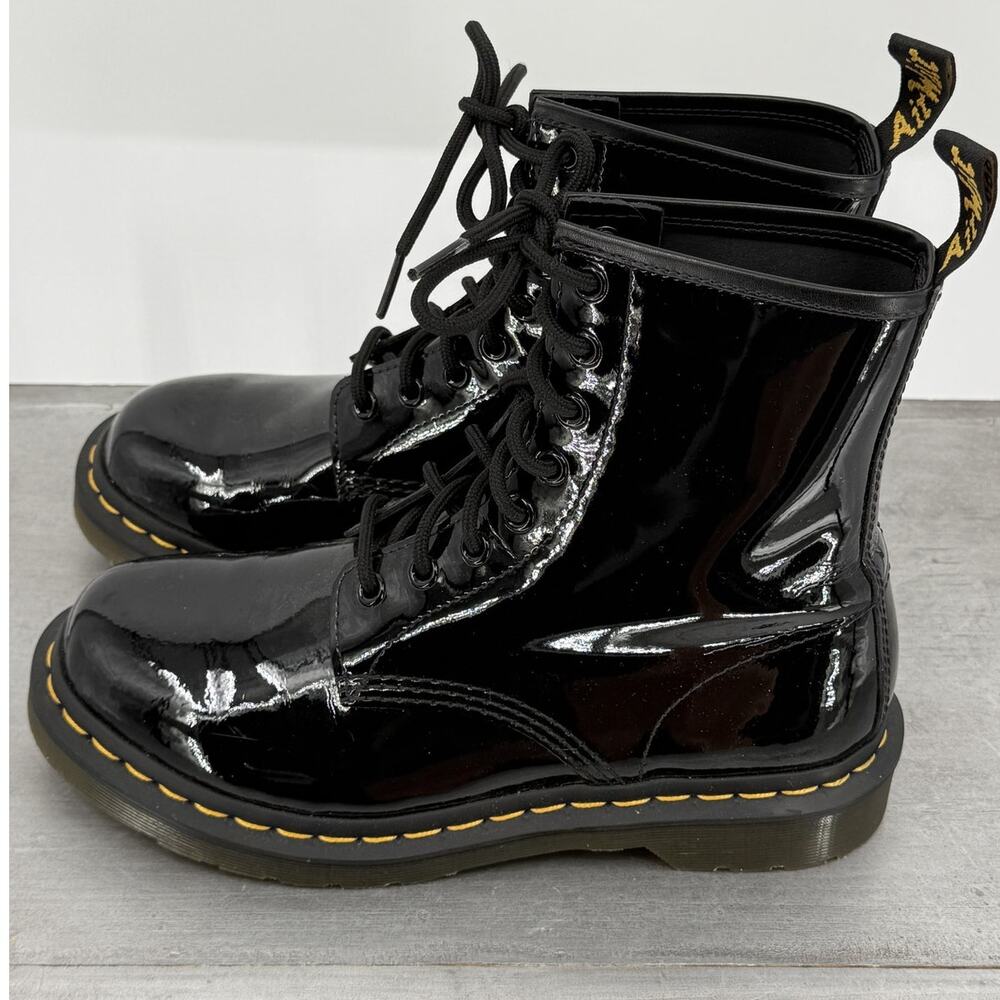 Dr. Martens 1460 Women's Patent Leather Lamper Boots 11821 US 8 AirWair Grunge